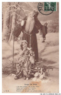 Delcampe - CAR-AEZP13-0723-FILLETTE-POUPEE - Neige De Noel - Pere Noel - Santa Claus