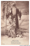 Delcampe - CAR-AEZP13-0728-FILLETTE-POUPEE - Neige De Noel - Pere Noel - Santa Claus