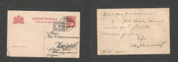 Delcampe - NETHERLANDS - STATIONARY. 1911 (17 Aug) Reply Stationary Half Card, Proper Reply Usage. Wien, Austria - Germany, Bayern, - Sonstige & Ohne Zuordnung