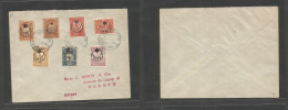 Delcampe - TURKEY. 1915 (21 Dec) Voivoda - Switzerland, Geneva. Multifkd Ovptd Issue, Bilingual Cds Usage. VF. - Autres & Non Classés