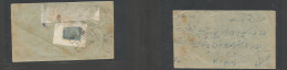 Delcampe - AFGHANISTAN. C. 1927. Local Single Reverse Fkd Envelope, Trinidad / Out As They Should Be Cancelled / Used. Imperf Large - Afghanistan