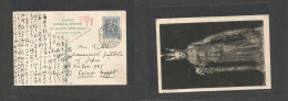 Delcampe - GREECE. 1923 (5 July) JAPAN. Athens - Egypt, Cairo. Fkd Ppc Written In Japanese Language Interesting + Dest Usage. - Andere & Zonder Classificatie