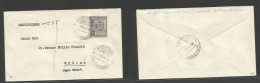 Delcampe - ANDORRA. 1958 (7 Marzo) Las Escaldes - Ordino, Casa Babot (7 Marzo) Sobre Local Certificado Tarifa 1,35 Pesetas. - Autres & Non Classés