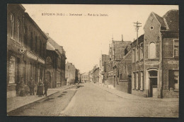 Delcampe - Berchem Lez Audenarde - Statiestraat / Rue De La Station - Circulée - Edit. Aug. Wante - Voir Scans - Kluisbergen