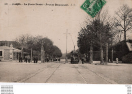 Delcampe - C P A -  75 -  PARIS  -     13 Em      La Porte Dorée - Avenue  Daumesnil - Paris (13)