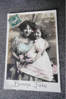Delcampe - Bonne Fête - Femme Enfant - Mode - N°130 - Neujahr