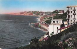 Delcampe - 64 GUETHARY LE CASINO ET LA PLAGE A MAREE HAUTE AU FOND BIDA - Guethary