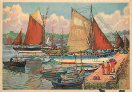 Delcampe - ILLUSTRATION BATEAUX VOILIERS - Segelboote