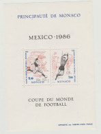 Delcampe - Monaco Bloc N° 35 ** Mexico 1986 Coupe Du Monde De Football - Blocs