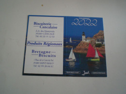 Delcampe - Calendrier De Poche 2022 Paysage Breton, Phare, Bateaux éditions  D'art JACK (publicité, Petit, Mini) - Kleinformat : 2001-...