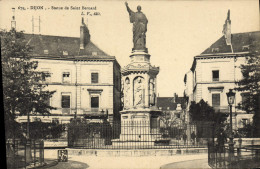 Delcampe - CPA Dijon Statue De  Saint Bernard - Dijon