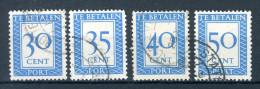 Delcampe - NEDERLAND P97/100 Gestempeld 1947-1958 - Cijfer En Waarde In Rechthoek - Impuestos