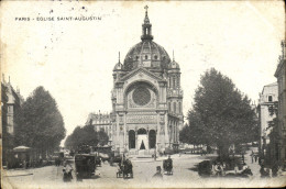 Delcampe - CPA Paris Eglise Saint Augustin - Kirchen