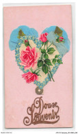 Delcampe - ATZP2-0050-FANTAISIE - Doux Souvenir - Bouquet De Fleurs - Fleurs - Bestickt