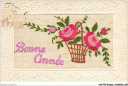 Delcampe - AVIP10-0490-CARTE BRODEE - Bonne Année - Bestickt