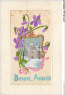 Delcampe - AVIP11-0510-CARTE BRODEE - Bonne Année - Bestickt
