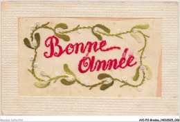 Delcampe - AVIP11-0514-CARTE BRODEE - Bonne Année - Bestickt
