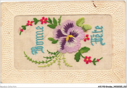 Delcampe - AVIP10-0487-CARTE BRODEE - Bonne Fete - Bestickt