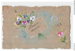 Delcampe - ATZP6-0234-FANTAISIE - Bonne Annee - Bouquet De Fleurs - Bestickt