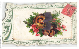 Delcampe - ATZP6-0224-FANTAISIE - Bouquet De Fleurs - Bestickt