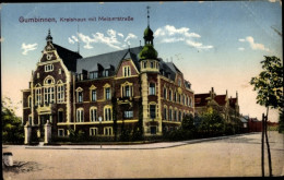Delcampe - CPA Gussew Gumbinnen Ostpreußen, Kreishaus, Meiserstraße - Ostpreussen