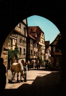 Delcampe - CPM - RIQUEWIHR - Grand' Rue Vue Du Dolder (Cheval) - Edition La Cigogne - Riquewihr