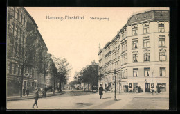 Delcampe - AK Hamburg-Eimsbüttel, Partie Am Stellingerweg - Eimsbuettel