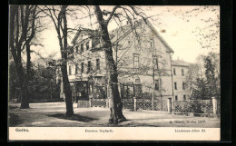 Delcampe - AK Gotha, Hotel-Pension Seyfarth, Strasse Lindenau-Allee 20 - Gotha