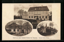 Delcampe - AK Meerane, Gasthof Köthel, Drei Motive - Meerane