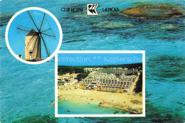 Delcampe - Formentera ES Windmuehle Club Hotel Lamola Fliegeraufnahme - Sonstige & Ohne Zuordnung