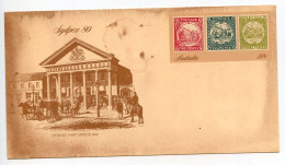 Delcampe - Australia 1980's Mint Postal Envelope - 22c. Sydpex 80 Philatelic Exhibition - Entiers Postaux
