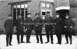 Delcampe - PHOTO ALLEMANDE AUTREMENCOURT à NOËL 1917 Dans La NEIGE  ABTEILUNG IId - Moulin Engilbert