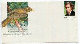 Delcampe - Australia 1980's Mint Postal Envelope - 39c. 150th Anniversary Of The Birth Of Henry Kendall - Entiers Postaux