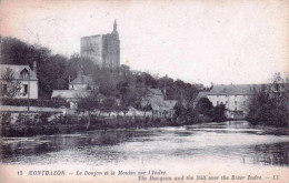 Delcampe - 37 - Indre Et Loire -  MONTBAZON - Le Donjon Et Le Moulin Sur L'Indre - Montbazon