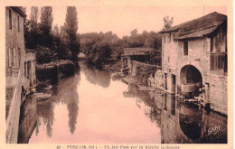 Delcampe - 17 - Charente Maritime - PONS - Un Joli Coin Sur La Riviere La Seugne - Pons