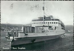 Delcampe - Ah354 Cartolina Messina Nave Traghetto - Messina