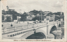 Delcampe - Ah312 Cartolina Torino Citta' Ponte Umberto I Abrasioni - Sonstige & Ohne Zuordnung