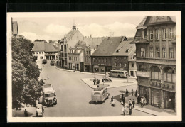Delcampe - AK Hettstedt, Markt Mit Passanten - Hettstedt