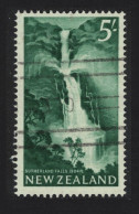 Delcampe - New Zealand Sutherland Falls 5Sh 1960 Canc SG#800 - Gebraucht