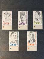 Delcampe - Lesotho. 1991. Charles De Gaulle. Mi 915/919. MNH - Lesotho (1966-...)