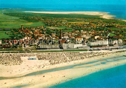 Delcampe - BORKUM Nordseebad Niedersachsen Fliegeraufnahme - Borkum
