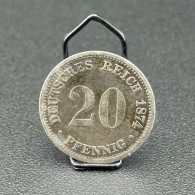 Delcampe - 20 Pfennig 1874 D Deutsches Kaiserreich - Other & Unclassified