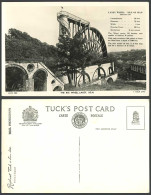 Delcampe - Isle Of Man Old Tuck's Real Photo Postcard THE BIG WHEEL LAXEY Lady Isabella 390 - Insel Man