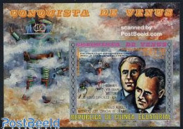 Delcampe - Equatorial Guinea 1973 Venus S/s, Imperforated, Mint NH, Science - Transport - Physicians - Space Exploration - Physique