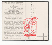 Delcampe - DP Felix Fierlafijn ° Appels Dendermonde 1879 † 1955 X Emma Van Der Jeught / Fam. Geerinck Beurms Van Limbergen - Imágenes Religiosas