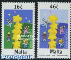 Delcampe - Malta 2000 Europa 2v, Mint NH, History - Various - Europa (cept) - Joint Issues - Joint Issues