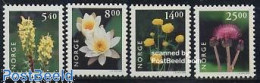 Delcampe - Norway 2000 Flowers 4v, Mint NH, Nature - Flowers & Plants - Neufs