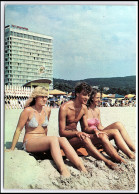 Delcampe - Bulgaria Golden Sands Beach Hotel International Vintage Chrome Postcard ... K189 - Bulgarie