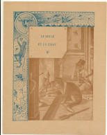 Delcampe - Couverture De Cahier D'Ecolier - Le Singe Et Le Chat - C. CHARIER, Saumur - Omslagen Van Boeken