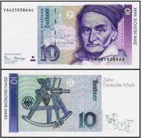Delcampe - Germany  1991 Banknotes 10 Mark Banknote UNC - 5 Deutsche Mark